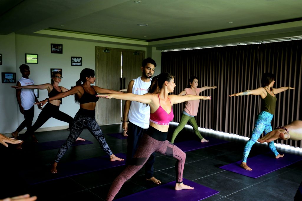 live yoga class from bali by yogmantra bali
