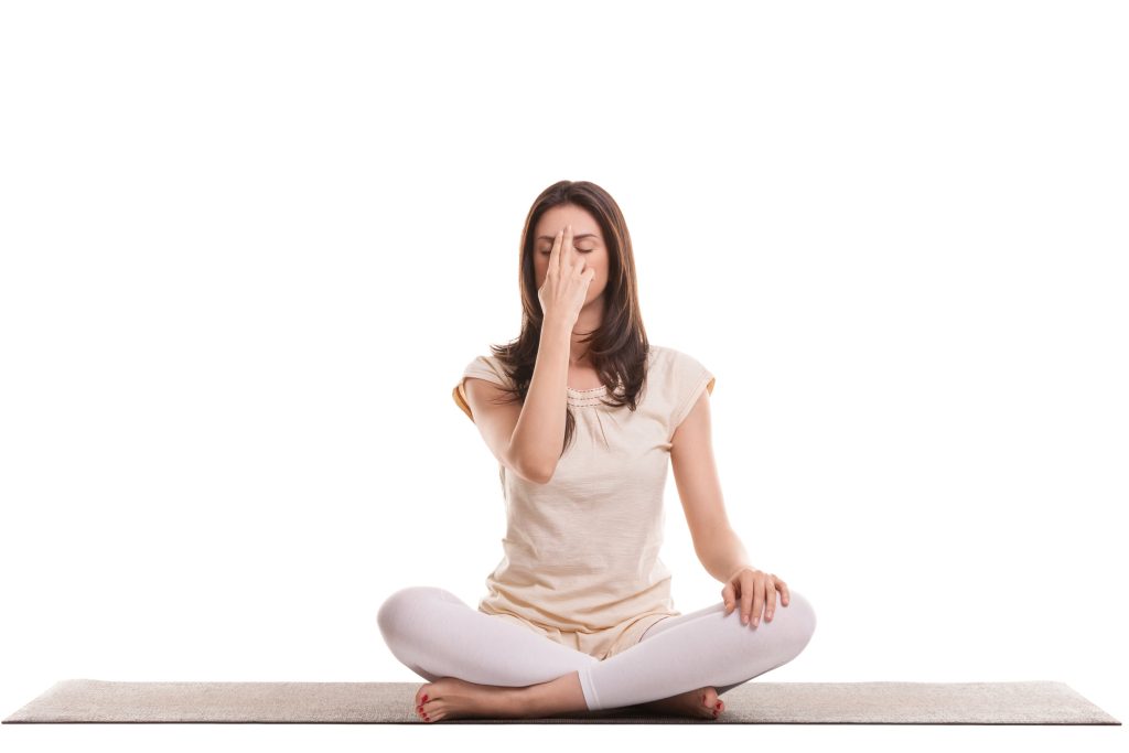 yogamnatra Nadi Shodhana (Alternate Nostril Breathing):